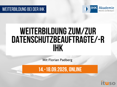 Weiterbildung Datenschutzbeauftragter IHK