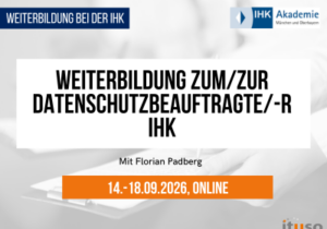 Weiterbildung Datenschutzbeauftragter IHK